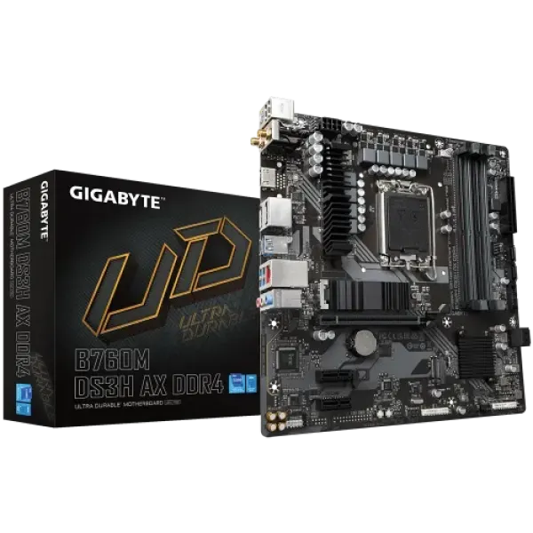 GIGABYTE B760M DS3H AX DDR4 mATX Motherboard